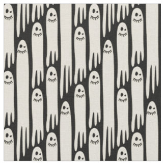 Vriendelijke geesten op room en zwart – Halloween Stof