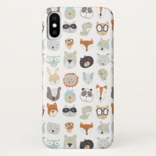 Vriendelijke Gezichten Cute Dierenportretten iPhone X Hoesje