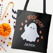 Vriendelijke Ghost Halloween Trick or treat Canvas Draagtas