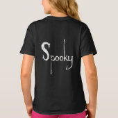 Vriendelijke Ghost Spooky Halloween Kinder T-shirt (Achterkant)