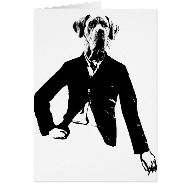 Vriendelijke Great Dane (Voorkant)
