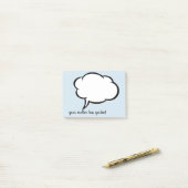 Vriendelijke herinneringen van je moeder.  Aanpass Post-it® Notes (Op bureau)