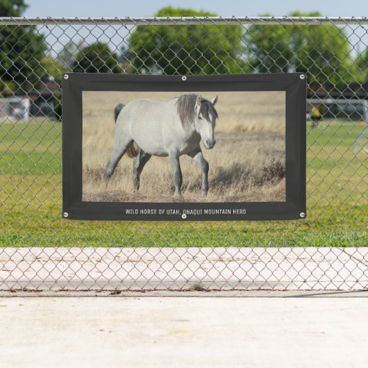 VRIENDELIJKE HOREN VAN UTAH Banner MET GROMETEN (Insitu)