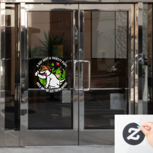 Vriendelijke hotDay Fresh Water Window Sign. Raamsticker