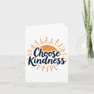 Vriendelijke Inspirerend Quote Kies Vriendelijkhei Kaart