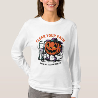 Vriendelijke Jack-o'-Lantern Veiligheid T-shirt