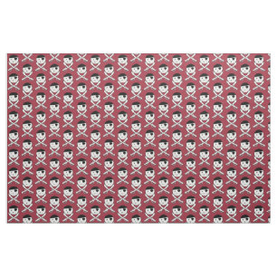 Vriendelijke Jolly Roger Fabric Stof