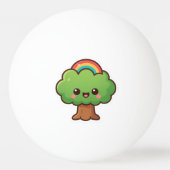 Vriendelijke Kawaii Tree Pingpongballen (Voorkant)