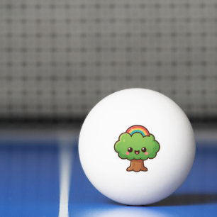 Vriendelijke Kawaii Tree Pingpongballen