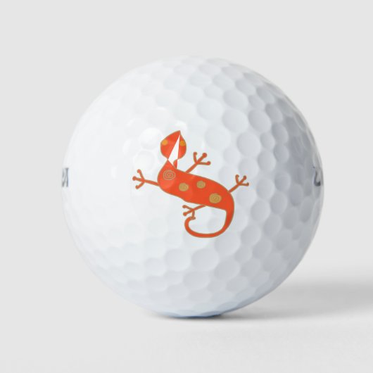 Vriendelijke Lizard Golf Ball Golfballen (Voorkant)