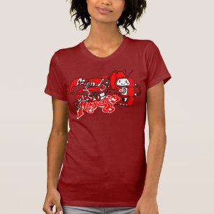 Vriendelijke muziekrobot t-shirt