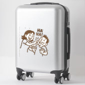 vriendelijke plagerij sticker (Koffer)