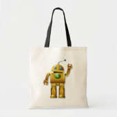 Vriendelijke Robot Canvas tas (Voorkant)