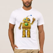 Vriendelijke Robot Mannen T-shirt (Voorkant)