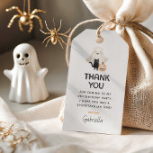 Vriendelijke spoken Spooktacular Kinder Dank u gun Cadeaulabel