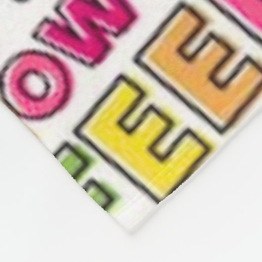 Vriendelijke Vibes Vriendelijkheid Telt Fleece Dek (Hoek)