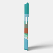 Vriendelijke witte geit Kleurrijke geometrische ac Case-Mate iPhone Case (Achterkant / Rechts)