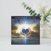 Vriendelijkheid Inspirerend Nota Kaart 5x5 (Staand voorkant)