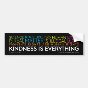 Vriendelijkheid Is Alles Bumpersticker