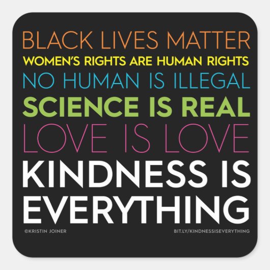 Vriendelijkheid is alles Stickers (Voorkant)