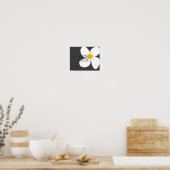 vriendelijkheid is belangrijk om moderne bloemen t poster (Keuken)