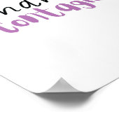 Vriendelijkheid is besmettelijke Sticker Poster (Hoek)