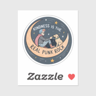 Vriendelijkheid is de echte Punk Rock Sticker - He