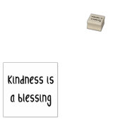 "Vriendelijkheid is een zegen" Rubberen stempel (Gestempeld)