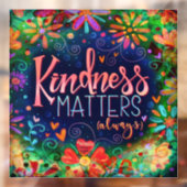 Vriendelijkheid is van belang “Inspirivity” Raamst Raamsticker (Vel 2)