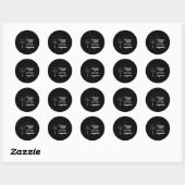 Vriendelijkheid is vrij om overal spullen te stroo ronde sticker (Vel)