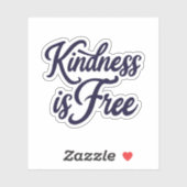 Vriendelijkheid is vrije Sticker (Vel)