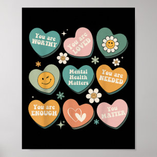 Vriendelijkheid moet een vriendelijke, groovy gees poster