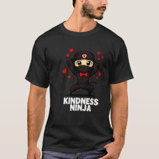 Vriendelijkheid Ninja Eenheidsdag Oranje Anti Pest T-shirt