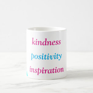 Vriendelijkheid Positiviteit Inspiratie Roze Koffi Koffiemok