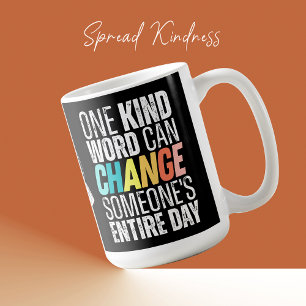 Vriendelijkheid Quote Modern trendy Inspirerend Koffiemok
