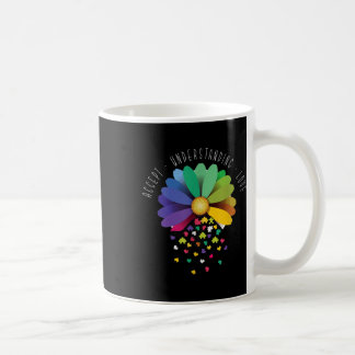 Vriendelijkheid Ribbon Hart Autisme Bewustzijn _4 Koffiemok