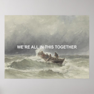 Vriendelijkheid Tekst Quote +  Zeegezicht Waterver Poster