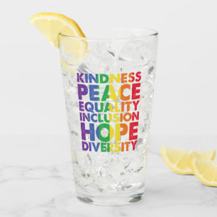 Vriendelijkheid Vrede Gelijkheid Liefde Inclusie H Glas