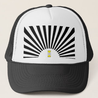 VRIENDELJKE PICKLEBALL hearts-court logo & stralen Trucker Pet