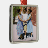 Vrienden 2001 metalen ornament (Rechts)