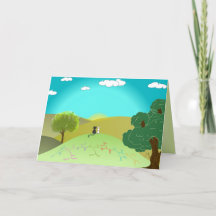 "VRIENDEN" aminozuur wenskaart - aangepaste tekst