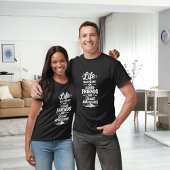 Vrienden avonturen citaat t-shirt