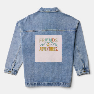 "Vrienden & Avonturen" Meerkleurig Denim Jacket
