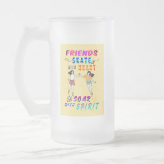 Vrienden Barware Skate Met Hart Soar Met Geest Matglas Bierpul