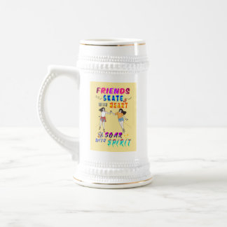 Vrienden Barware Skate Met Hart Zweef Met Geest Bierpul
