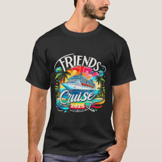 Vrienden Cruise 2025 Cruise Squad 2025 Vriendengro T-shirt