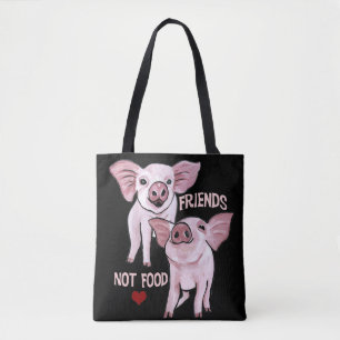 Vrienden die geen Canvas tas van de Vruchtvarkens 