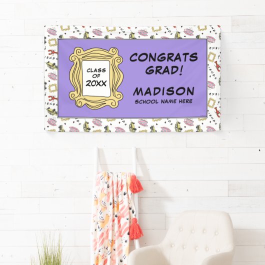 VRIENDEN™ | Die met het Afstuderen Spandoek (Insitu)