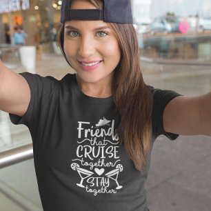 Vrienden Die Samen Cruisen Groepsreis Vakantie T-shirt