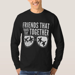 Vrienden die samen reizen blijven samen Cabo 20 T-shirt